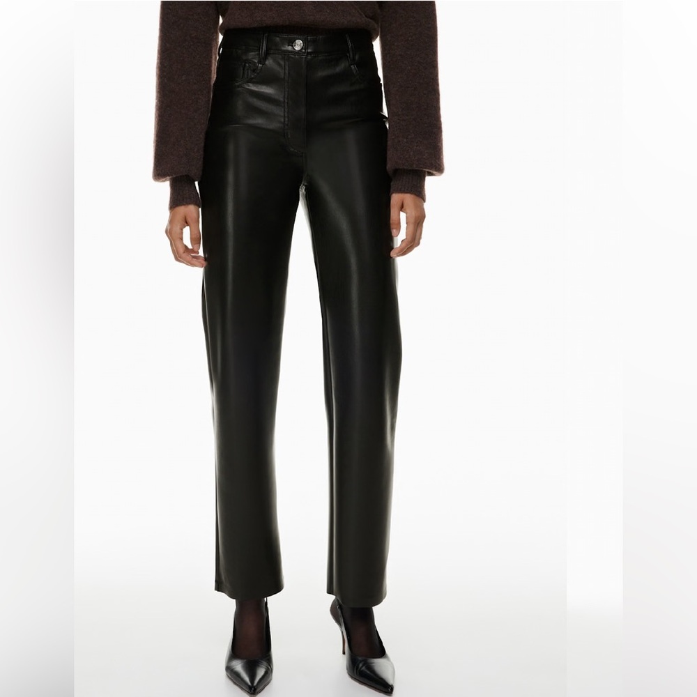 Wilfred | The Melina Pant | Black Vegan Leather
